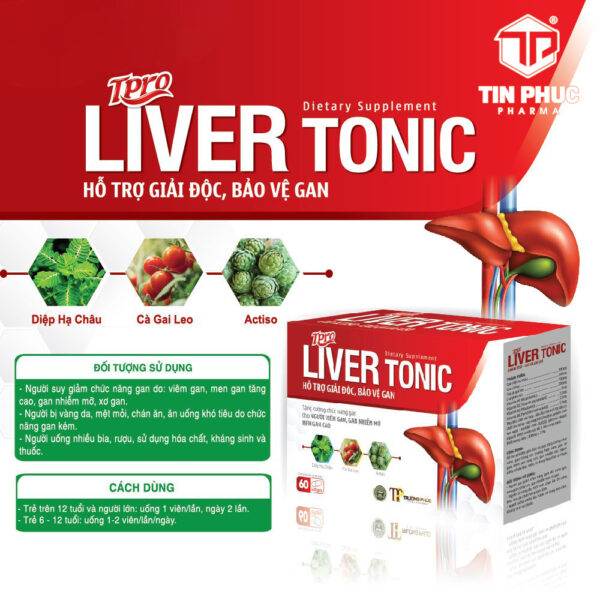 liver tonic, bảo vệ chức năng gan, bảo vệ gan, giải độc gan, mát gan